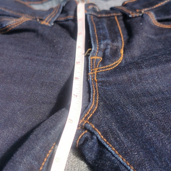 Size 00 / 24 A Lucky Brand Brooke Straight Dark Blue Jean 5 pocket - Picture 10 of 15